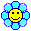 a flower-face